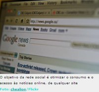 Redes Sociais: Na Breadcrumbs pode voltar a colecionar recortes de notícias